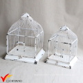 Установить 2 стол Centerpiece площади потертый белый Vintage Birdcage